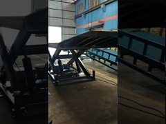 Plataforma de elevación de tijeras estacionaria de trabajo pesado con labio largo