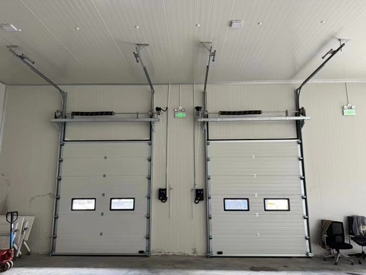 Overhead sectional door is one of most widely used among in industrial doors at present