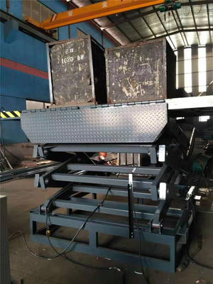 Hydraulic Electric Warehouse Mezzanine Goods Lift Stop 2 Times