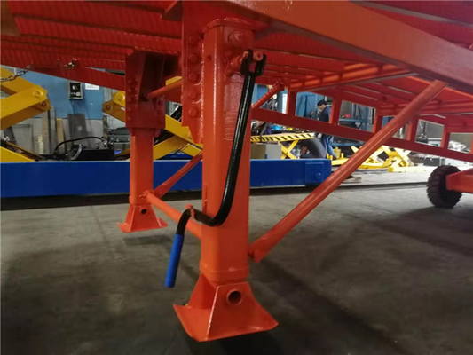 Hydraulic Forklift Dock Ramp Adjust Lifting Height 300mm / 400mm Lip Length