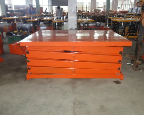 Loading 1T Hydraulic Scissor Lift Platform For Industrial Goods