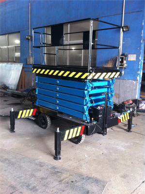 Mobile Aerial Platform Portable Aerial Lift Platform Anti Skid Checkered Plate