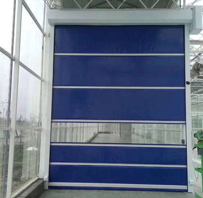 Manual Remote Control High Speed Roller Shutter Doors Wind Resistance