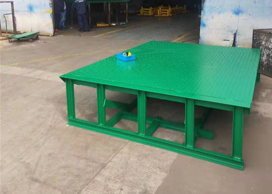 Hydraulic Loading Platform Electric Dock Leveler 2000*3000mm Built In The Loading Dock Pit