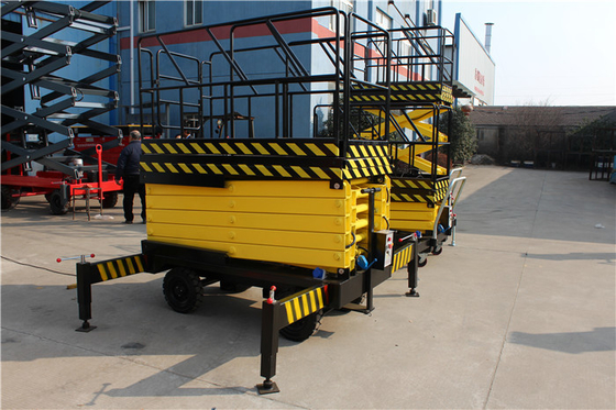 Mobile Aerial Platform Portable Aerial Lift Platform Anti Skid Checkered Plate