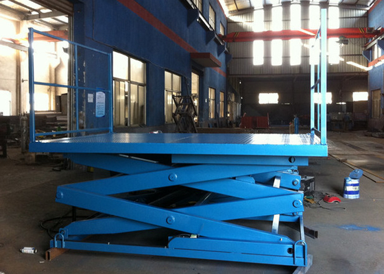 4000kg Scissor la tabla de elevación hidráulica de la tabla de trabajo de la elevación con la plataforma de la Anti-prueba